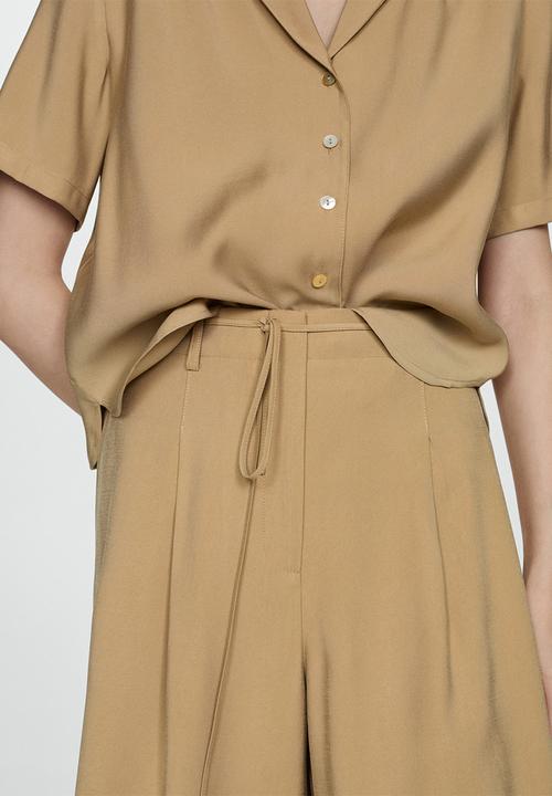 MANGO - Trousers Bosco-H - Medium Brown