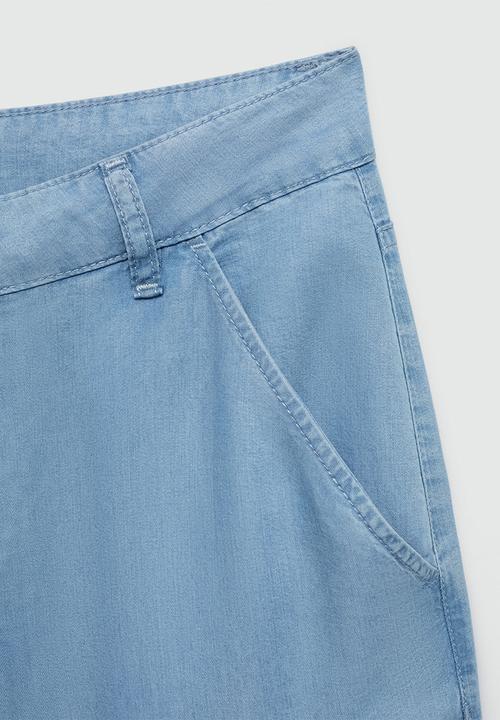 MANGO - Trousers Bianca - Open Blue