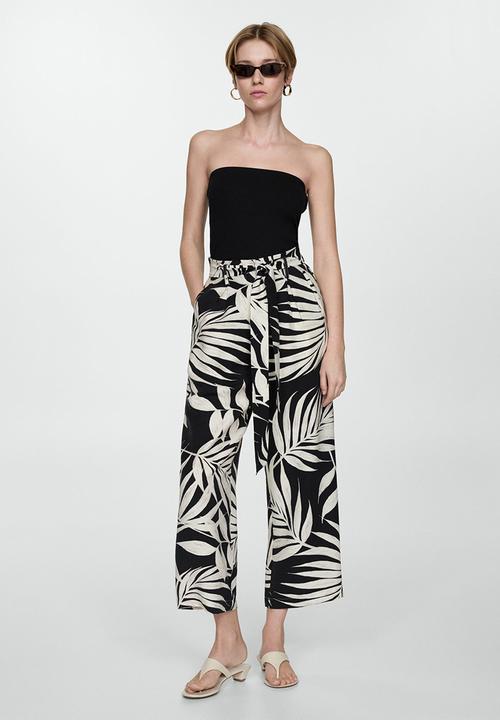 MANGO - Trousers Twist - Black