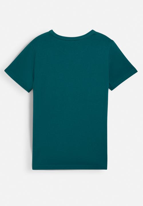 PUMA - Ess+ 2 Col Logo Tee B - Cold Green
