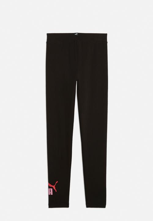 PUMA - Ess Logo Leggings G - Puma Black-Mauved Out