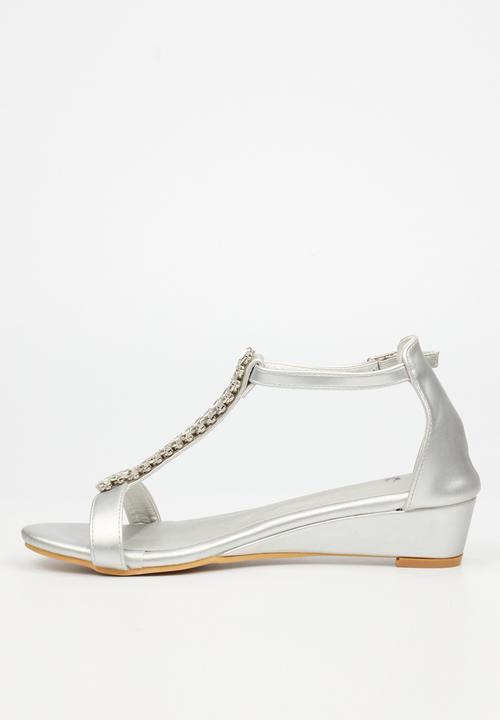 Butterfly Feet - Kenna 1 wedge - silver