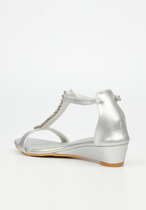 Butterfly Feet - Kenna 1 wedge - silver
