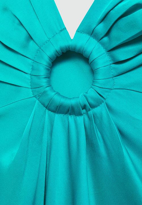 MANGO - Dress Aurora - Turquoise