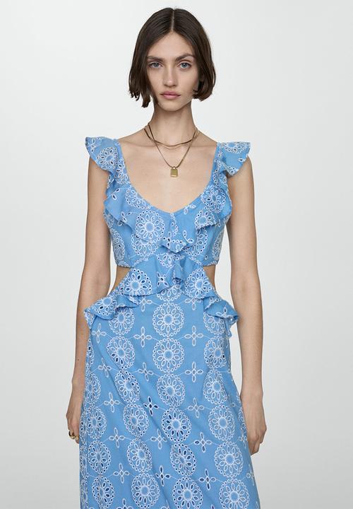MANGO - Dress Juliet - Medium Blue