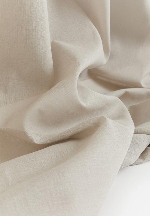 H&M - 2-Pack airy multiway curtains - light beige