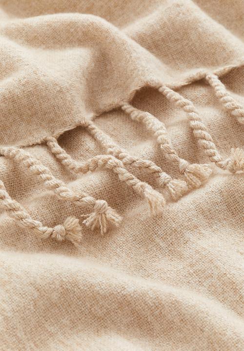 H&M - Wool-blend blanket - beige