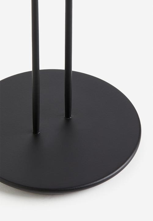 H&M - Metal paper towel holder - black