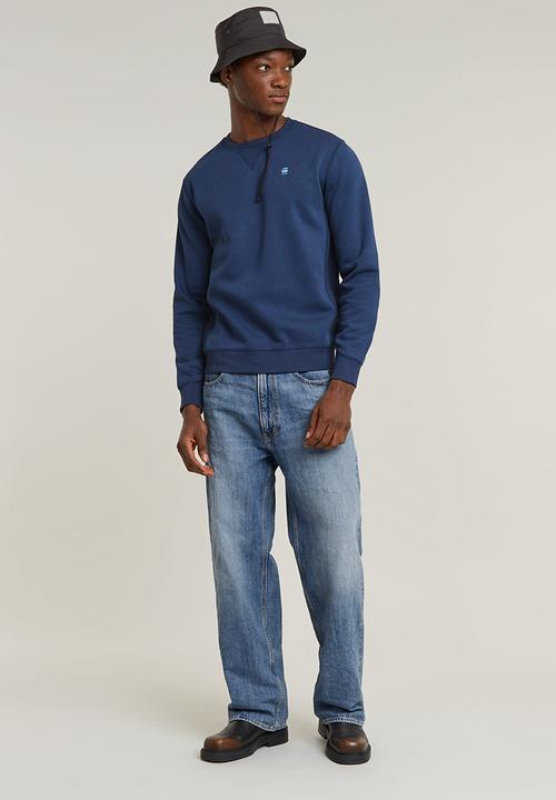 G-STAR - Premium core r sw long sleeve - dk sea blue