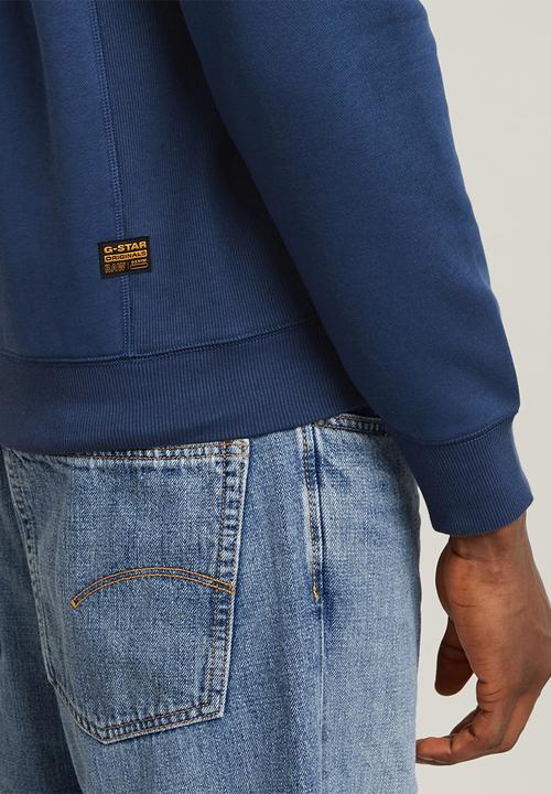 G-STAR - Premium core r sw long sleeve - dk sea blue