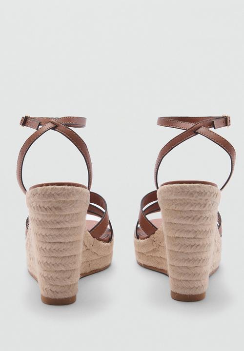 MANGO - Aurora espadrille - medium brown