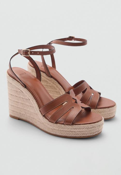 MANGO - Aurora espadrille - medium brown