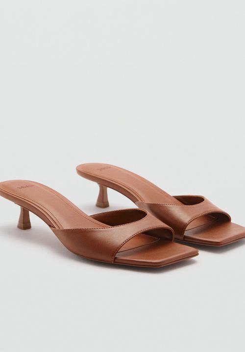 MANGO - Bibi midi heel - medium brown