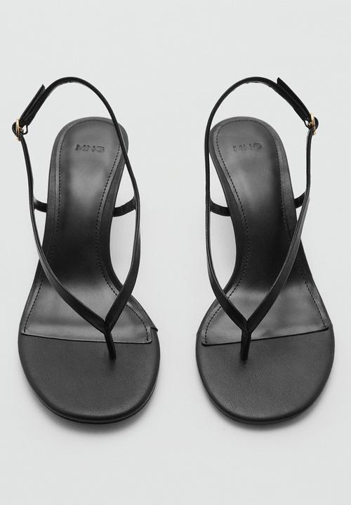MANGO - Uri midi heel - black