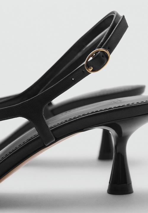 MANGO - Uri midi heel - black