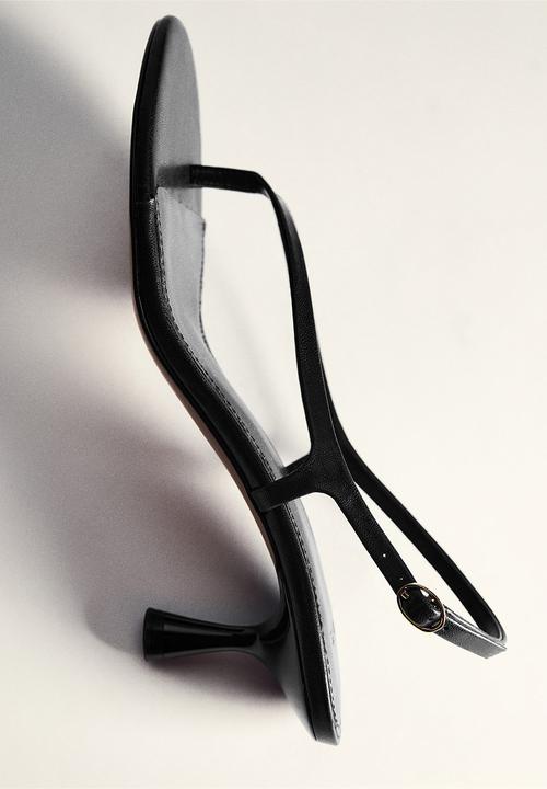 MANGO - Uri midi heel - black