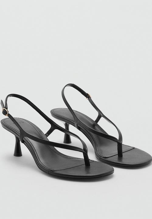 MANGO - Uri midi heel - black