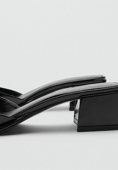 MANGO - Welt mule heel - black