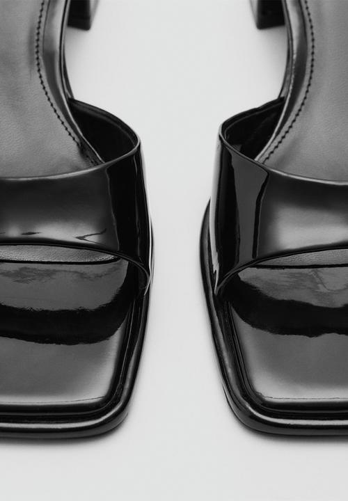 MANGO - Welt mule heel - black