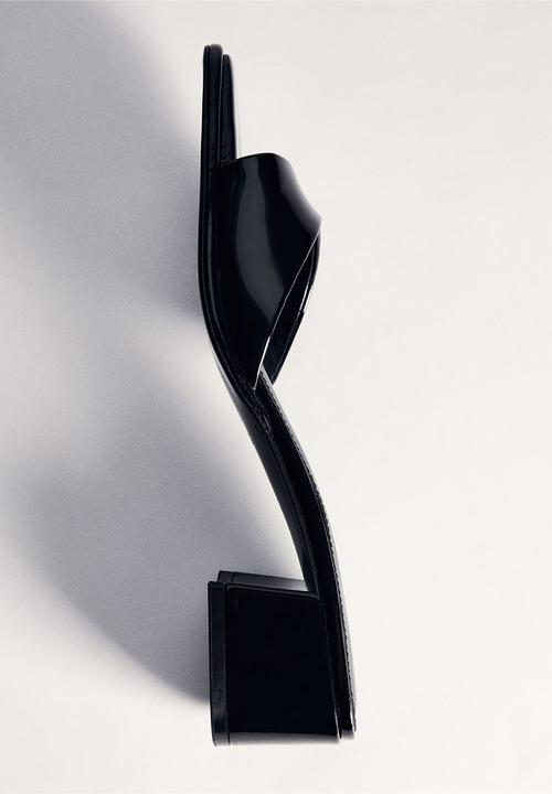MANGO - Welt mule heel - black