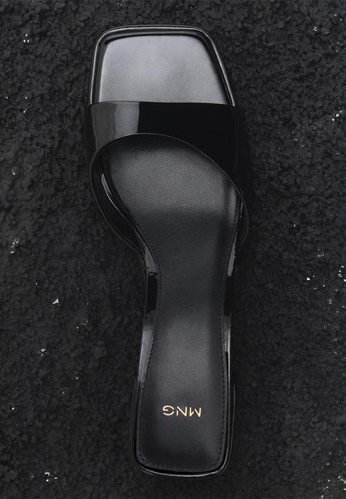 MANGO - Welt mule heel - black