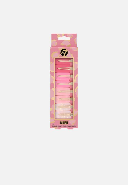 W7 Cosmetics - Creaseless Hair Clips - Blush