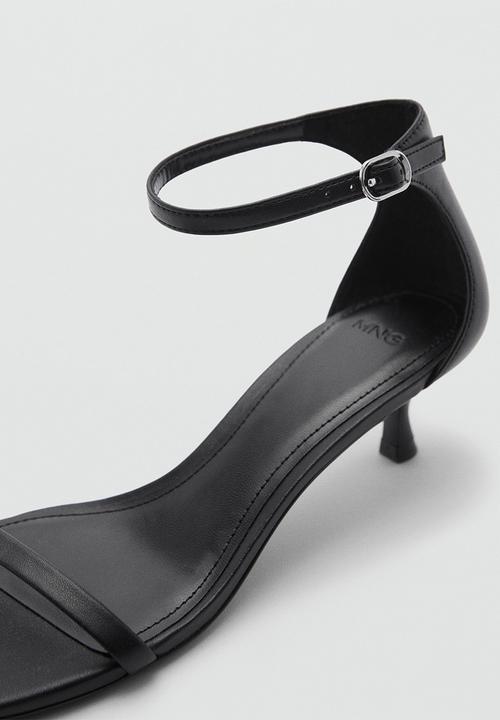 MANGO - Flora midi heel - black