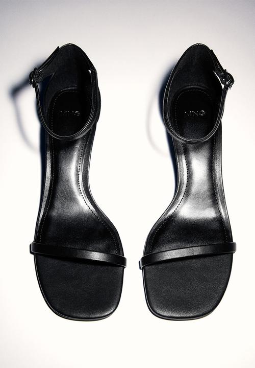 MANGO - Flora midi heel - black