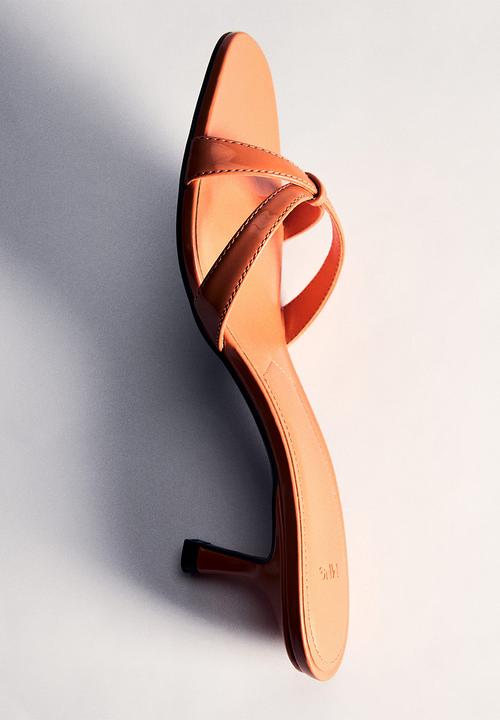 MANGO - Plane1 midi heel - orange