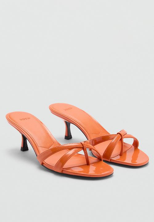 MANGO - Plane1 midi heel - orange
