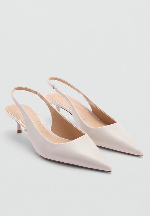 MANGO - Sling slingback heel - light beige