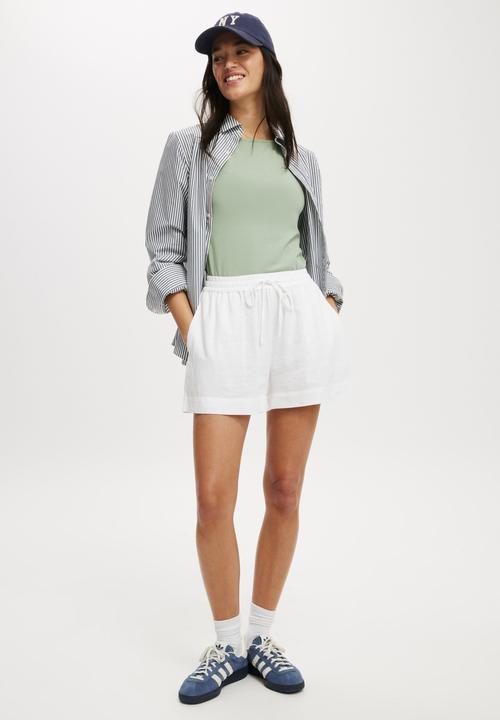 Cotton On - All Day Boat Neck Tank-Soft Jade