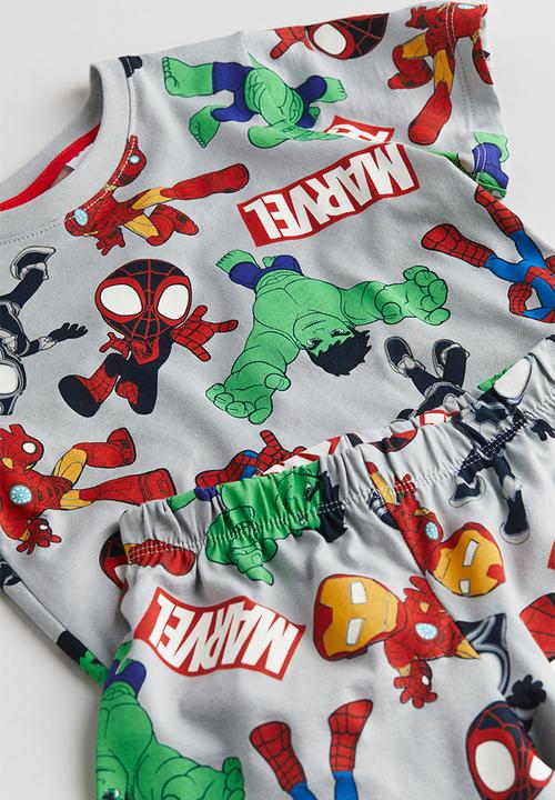 H&M - Printed pyjamas - grey,multi