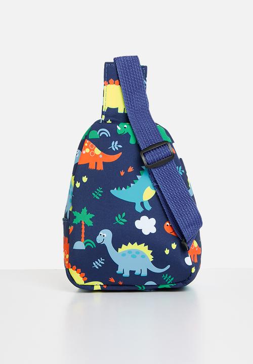 Pop Candy - Dino print shoulder bag - dark blue