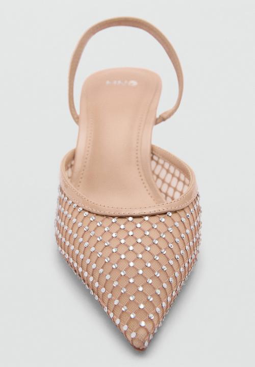 MANGO - Greta midi heel - light pastel pink
