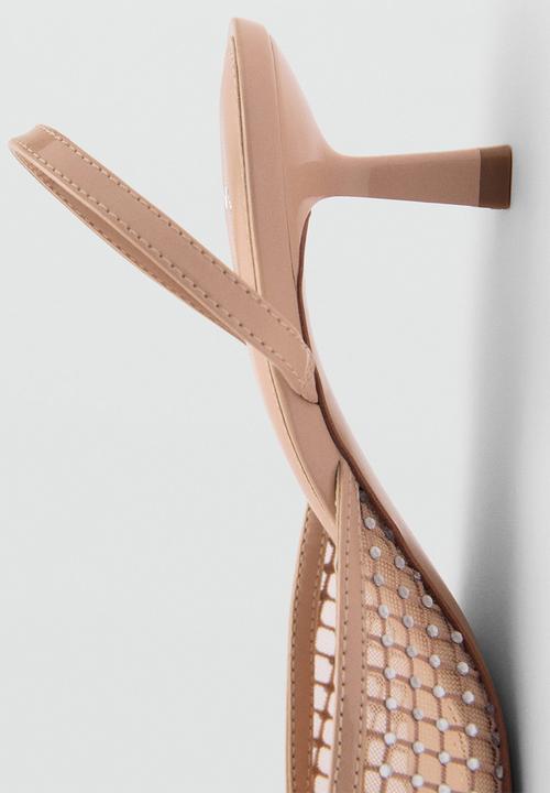 MANGO - Greta midi heel - light pastel pink