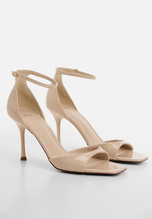 MANGO - Olen ankle strap heel - light beige