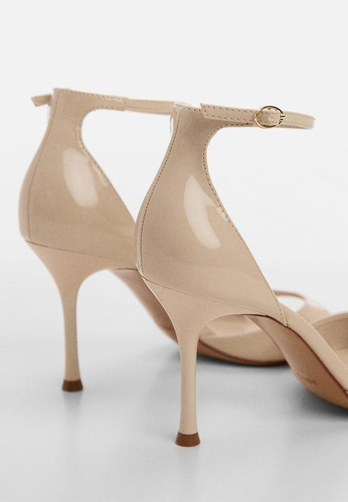MANGO - Olen ankle strap heel - light beige