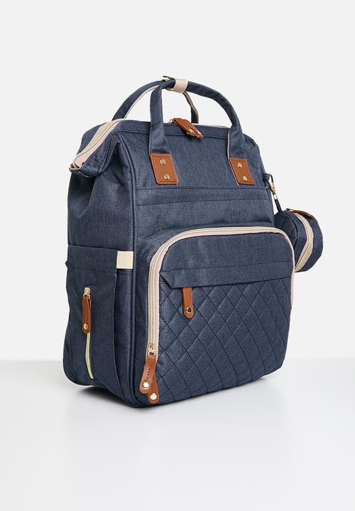 Pop Candy - Nappy bag - navy & brown