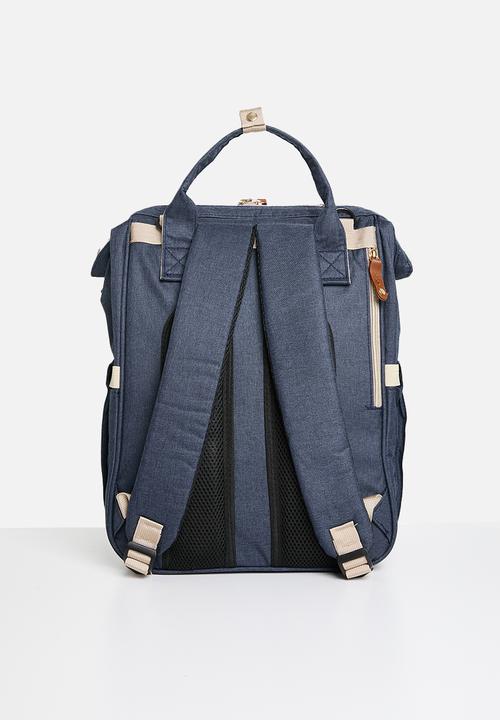 Pop Candy - Nappy bag - navy & brown