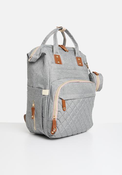 Pop Candy - Nappy bag - grey & brown