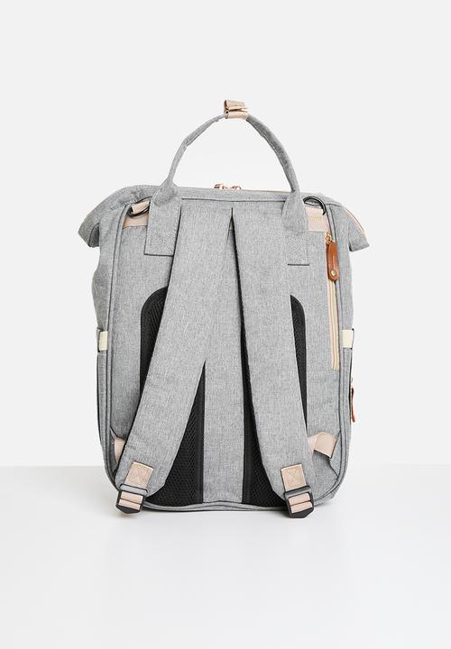 Pop Candy - Nappy bag - grey & brown