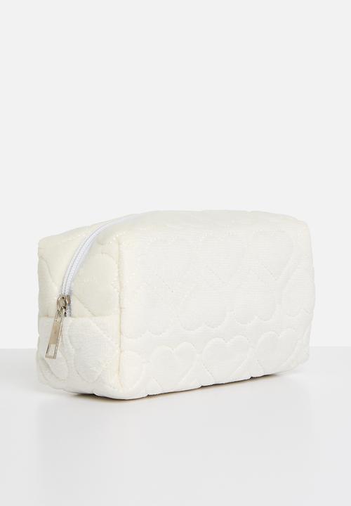 Pop Candy - Quilted toiletry bag - white