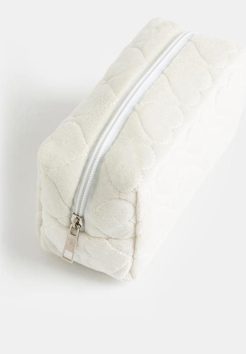 Pop Candy - Quilted toiletry bag - white