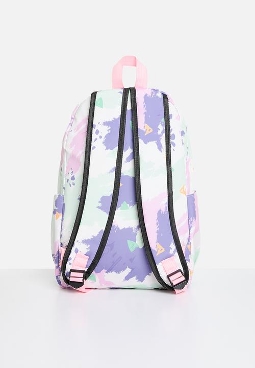 Pop Candy - 3 Piece abtract print bag set - purple