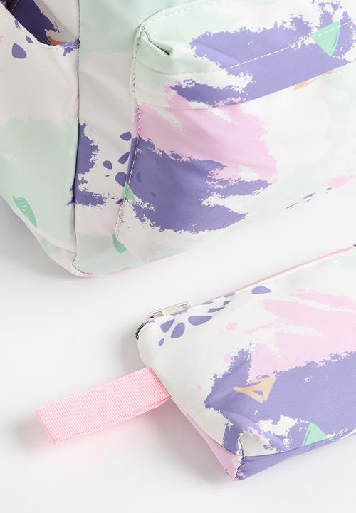 Pop Candy - 3 Piece abtract print bag set - purple