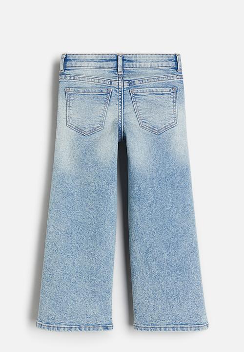 H&M - Superstretch wide leg jeans - blue