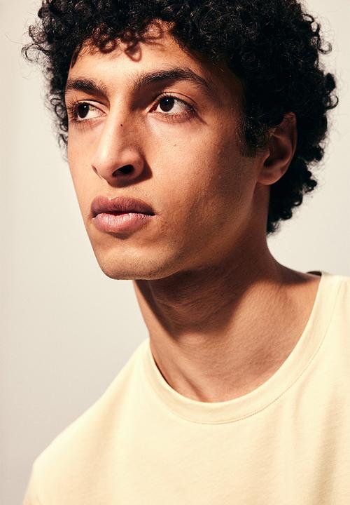 H&M - Slim fit pima cotton T-shirt - beige