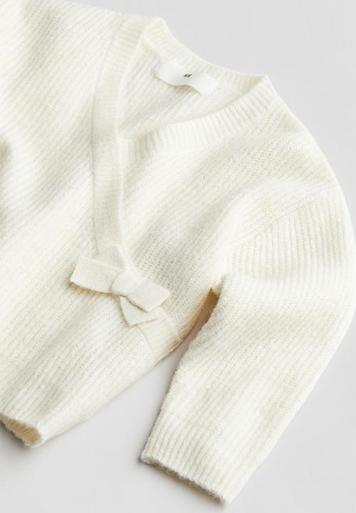 H&M - Wrapover jumper - white