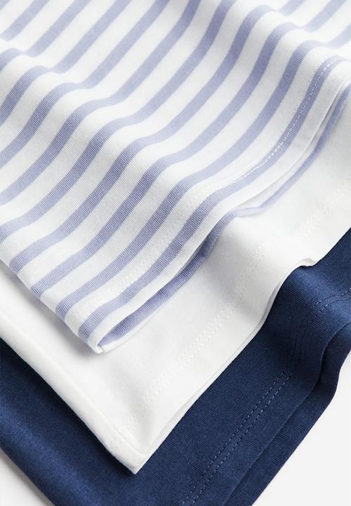 H&M - 3-pack cotton t-shirts - multi